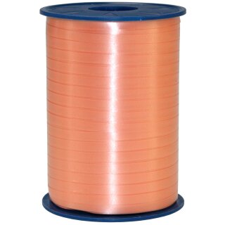 Globos Ballonband Orange hell 5mm x 500m-1Rolle