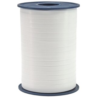 Globos Ballonband Weiß 5mm x 500m-1Rolle
