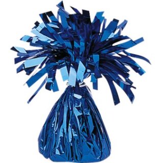 Globos Ballongewicht Puschel Blau 170 g-1St