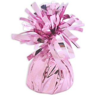 Globos Ballongewicht Puschel Rosa 170 g-1St