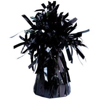 Globos Ballongewicht Puschel Schwarz 170 g-1St