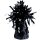 Globos Ballongewicht Puschel Schwarz 170 g-1St