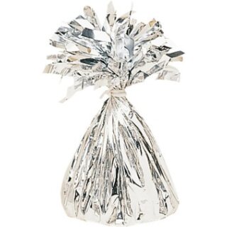 Globos Ballongewicht Puschel Silber 170 g-1St