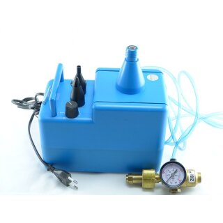 Zibi Profi-Helium-Aufblasautomat mit Luftbeimischung und Manometer für Latexballons-1St