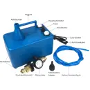Zibi Profi-Helium-Aufblasautomat mit Manometer für...