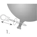 Zibi Ballonverschluss Super-Fix Premium ZF8-100St