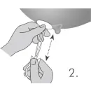Zibi Ballonverschluss Super-Fix Premium ZF8-100St