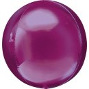 Luftballon Fuchsia-Pink Orbz kugelrund Folie ø40cm