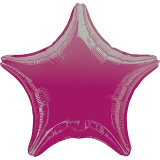 Sternballon Pink Folie ø45cm