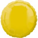 Anagram Folienballon Gelb ø45cm unverpackt-1St