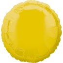 Luftballon Gelb Folie &oslash;45cm