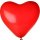 100 Herzballons Rot &oslash;35cm
