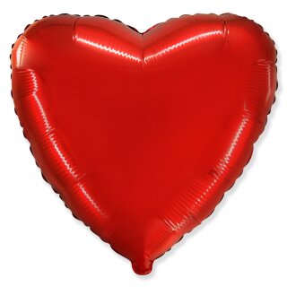 Flexmetal Folienballon Herz Rot Jumbo  ø81cm unverpackt-1St