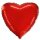 Flexmetal Folienballon Herz Rot Jumbo  ø81cm unverpackt-1St
