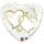 Qualatex Folienballon Goldene Herzen  ø45cm-1St