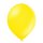 100 Luftballons Gelb-Zitronengelb Metallic &oslash;12,5cm