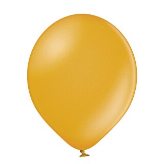 Belbal Premium Luftballon Gold ø12,5cm Metallic-100St